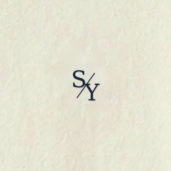 THE FOUNDATION Natural Raw SY monogram embroidery detail