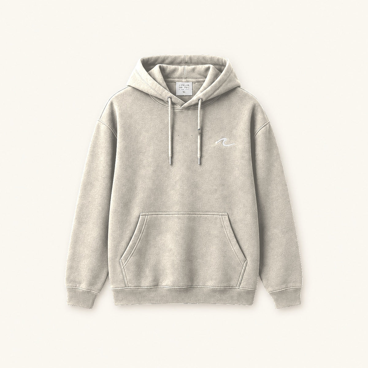THE DRIFT — Coastal Hoodie | Stone | Front