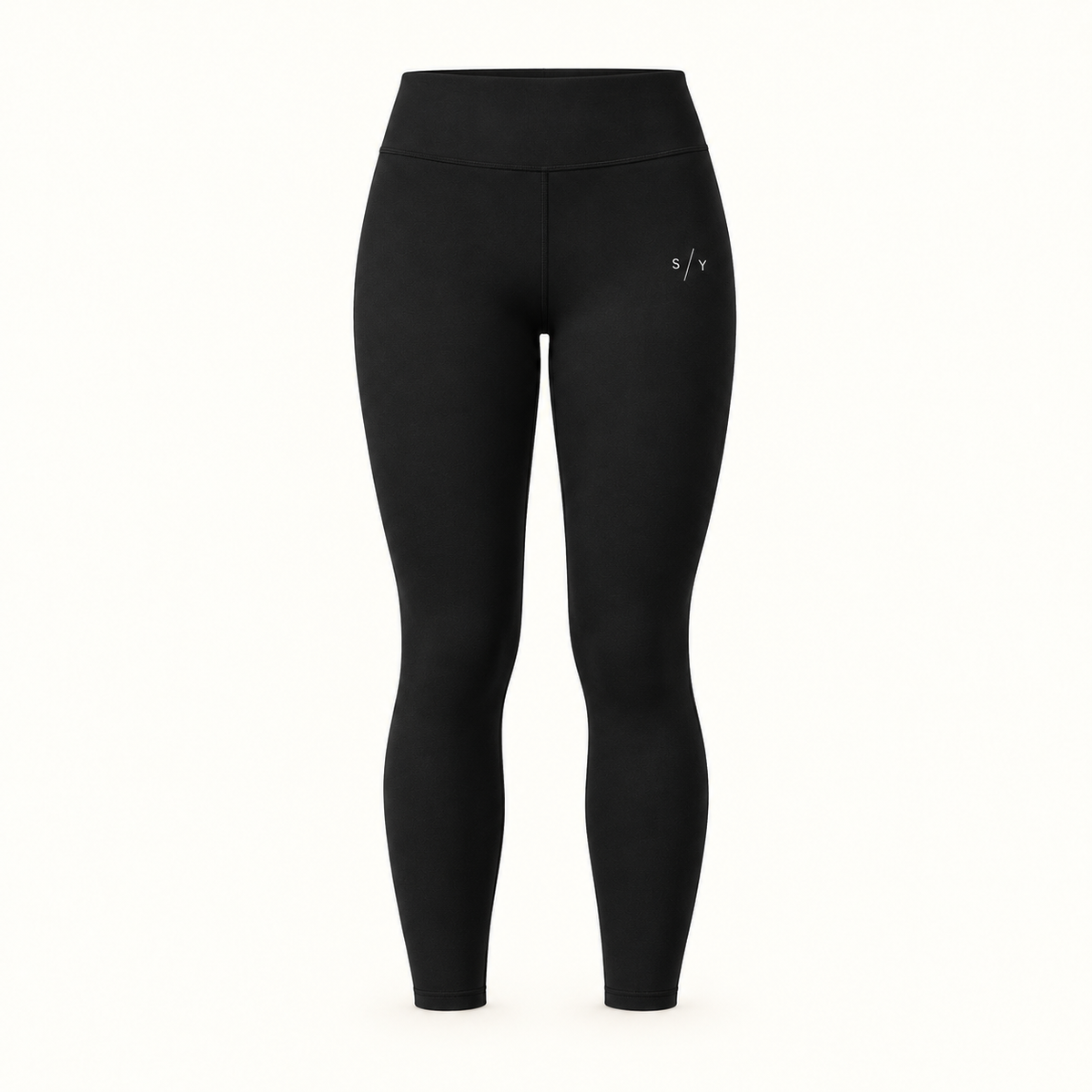 THE FLOW — Active Leggings | Black | Front