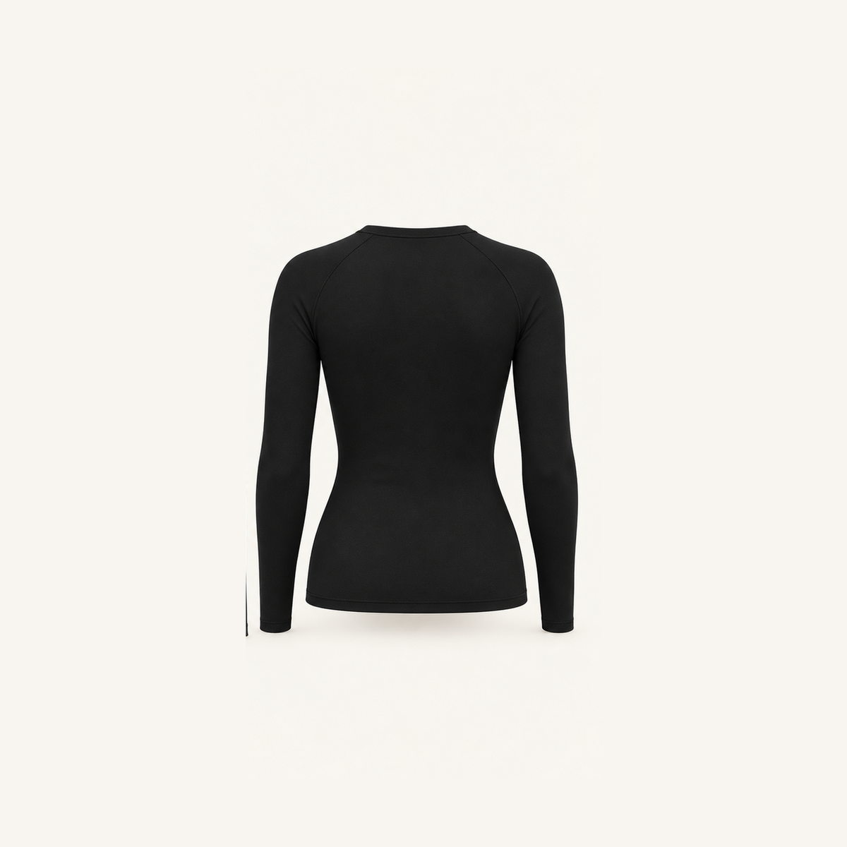 THE LAYER — Fitted Long-Sleeve | Black | Back