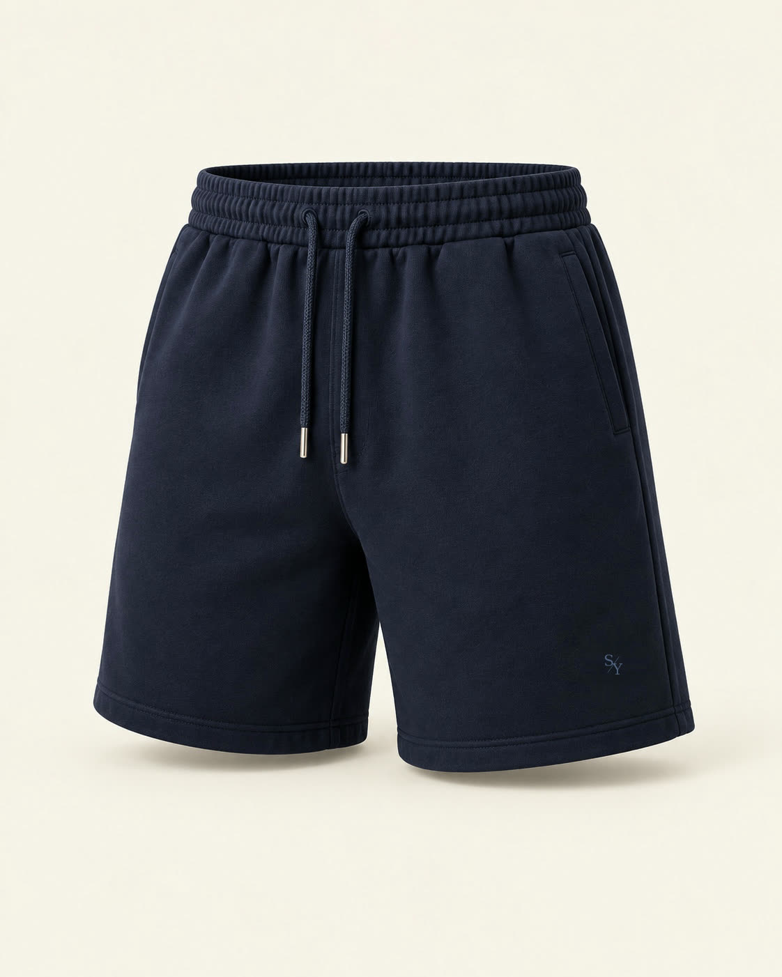 THE OFF-DUTY relaxed sweat short in French Navy