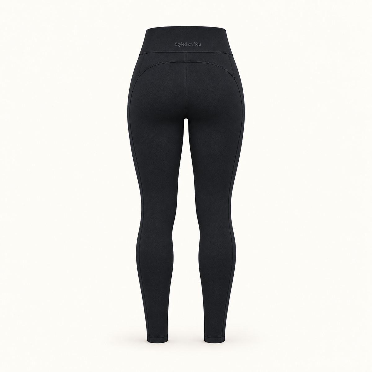 THE SCULPT — High-Waist Legging | Black | Back