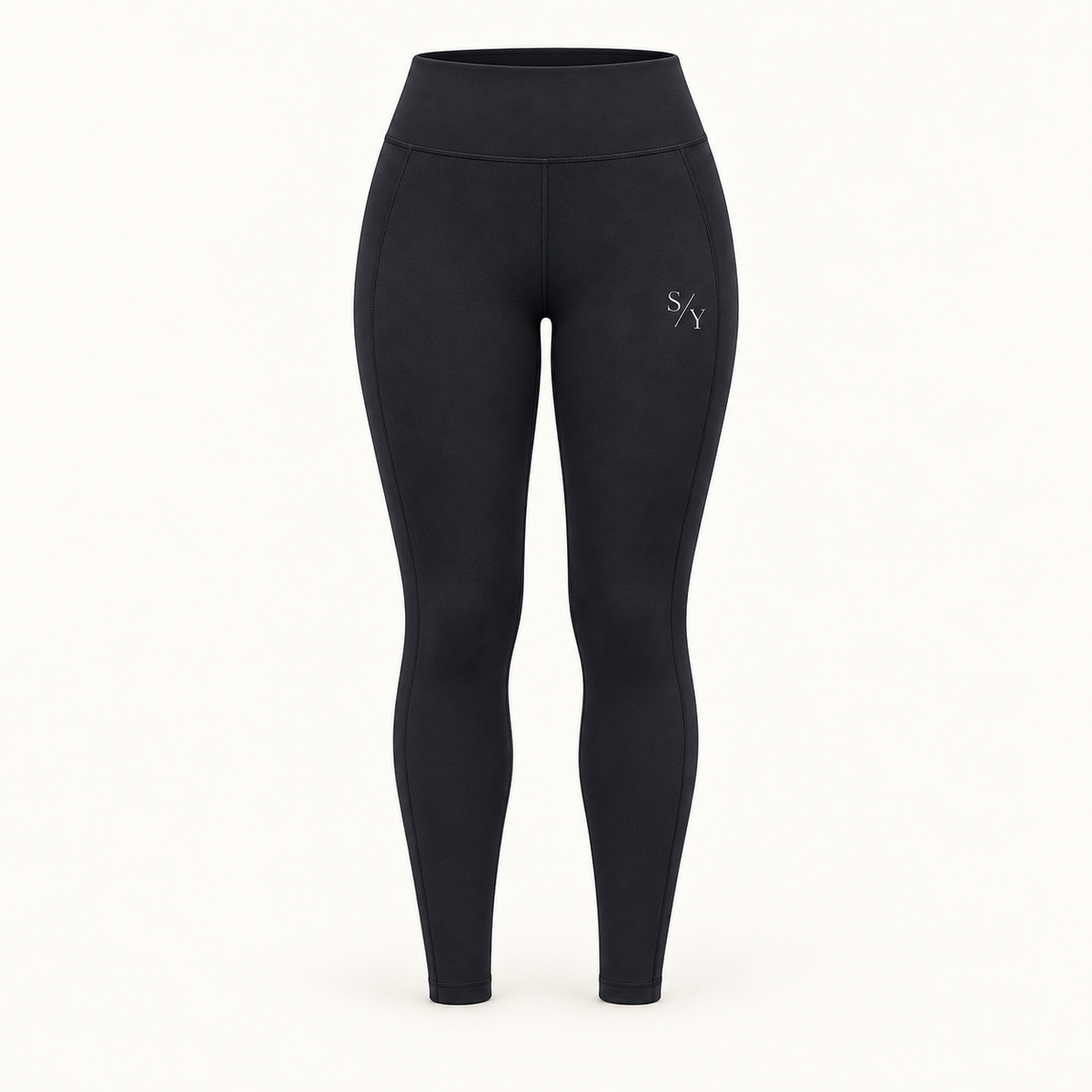 THE SCULPT — High-Waist Legging | Black | Front